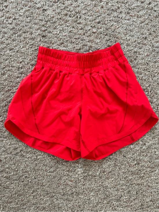 lululemon athletica Pants - lululemon athletica Bright Red Women's Running Shorts